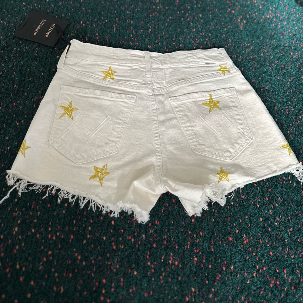 RARE MOTHER NWT The Tomcat Kick Fray Short in Shoot For The Stars—26 - Picture 11 of 14